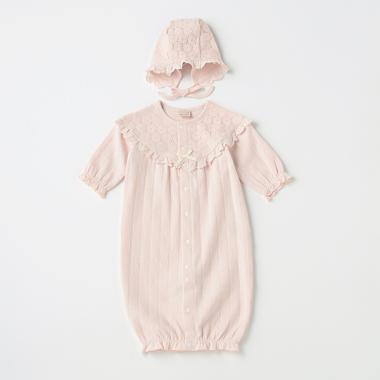 【弱酸性】帽子つき2WAYオール