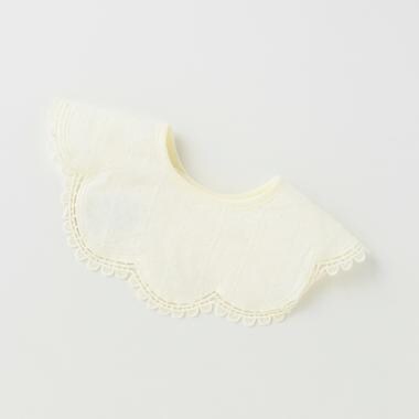 スカラップつけ衿風スタイ