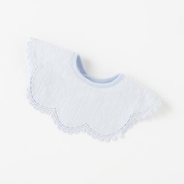 スカラップつけ衿風スタイ