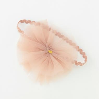 チュールリボンヘアバンド