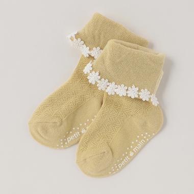 花レースソックス