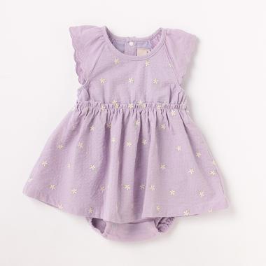 【リンク】花刺しゅうワンピロンパース(ベビーサイズ)