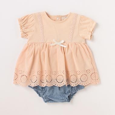 レースチュニックブルマセット