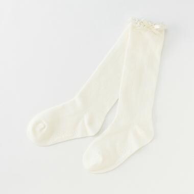 入卒リボンつきハイソックス