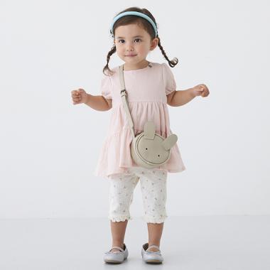 【接触冷感】裾フリルレギンス