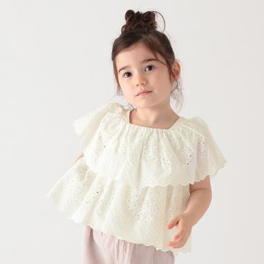 【リンク】レースティアードトップス(キッズサイズ)