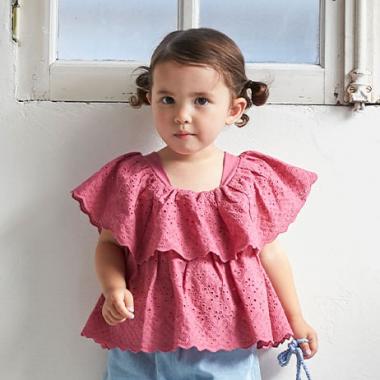 【リンク】レースティアードトップス(キッズサイズ)