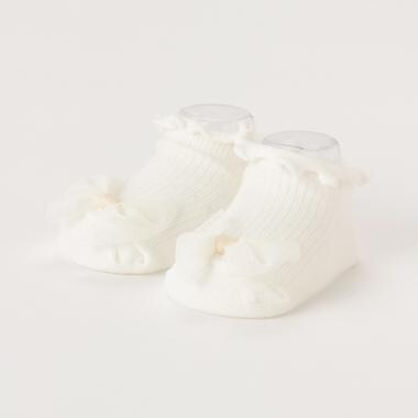 チュールリボンカップソックス