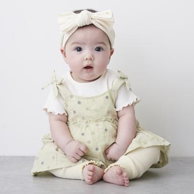 お花刺しゅうワンピセット