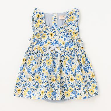 花柄OPロンパース