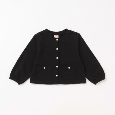 【リンク】ドットボタンカーディガン(キッズサイズ)