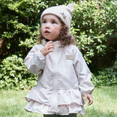 【リンク】【撥水加工】フリルウィンブレ(キッズサイズ)