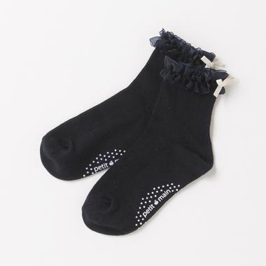 オーガンジーフリルソックス