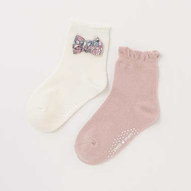 リボン/フリルソックス2P