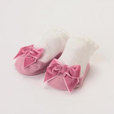 つま先リボンカップソックス