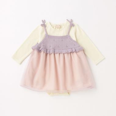 チュール切替OPロンパースセット