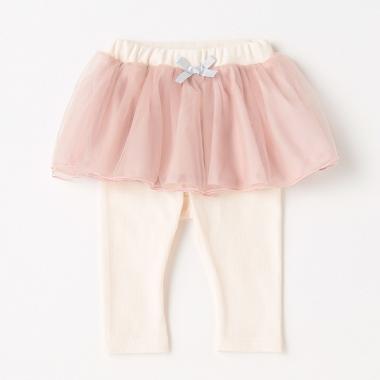 チュールつきレギンス