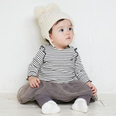 チュールつきレギンス