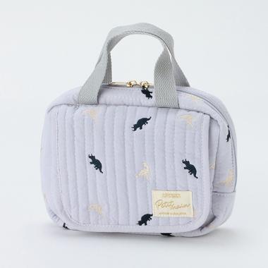 【抗菌防臭】総柄刺しゅうマルチポーチ