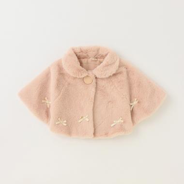 2WAYリボンファーケープ