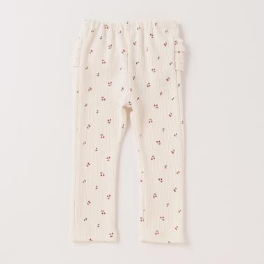 裏起毛バックフリルレギンス