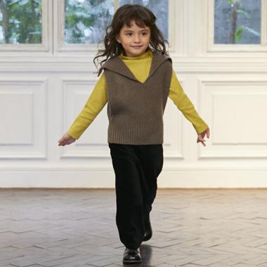 ニットコールフレアパンツ