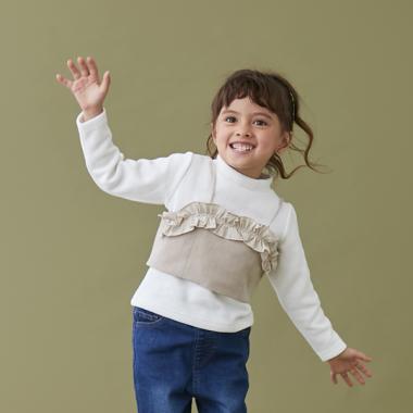 【リンク】フリルビスチェインナーセット(キッズサイズ)