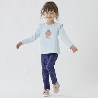 【プティプラ】GIRLS10分丈レギンス