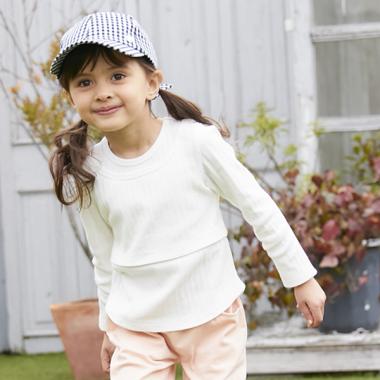 【リンク】肩スリットトップス(キッズサイズ)