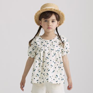 【リンク】チェリー総柄ブラウス(キッズサイズ)