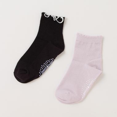 メロー/無地ソックス2P