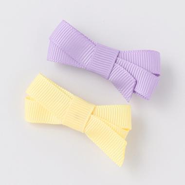 2Pリボンヘアクリップ