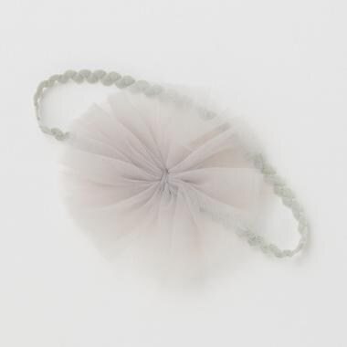 チュールリボンヘアバンド
