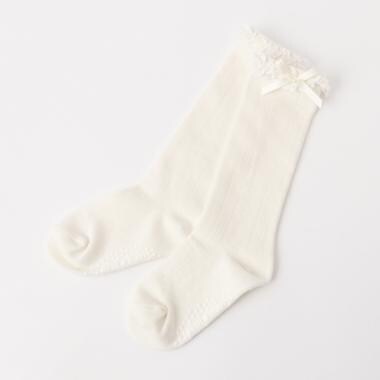 入卒リボンつきハイソックス