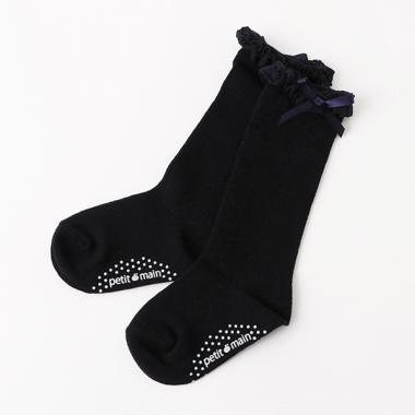 入卒リボンつきハイソックス