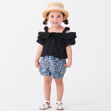 花柄バルーンショートパンツ