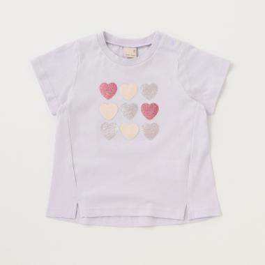 【接触冷感/リンク】ラメプリントT