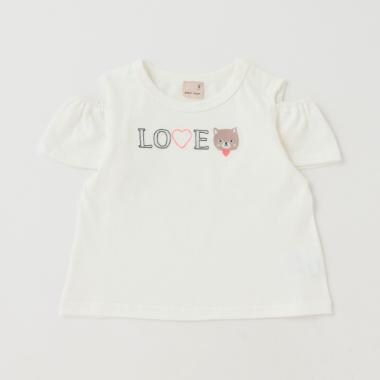 【リンク/接触冷感】ハート猫Tシャツ