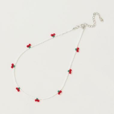 フルーツビーズネックレス