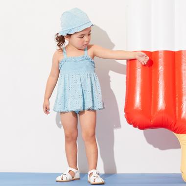 レースワンピース水着【SWIM】