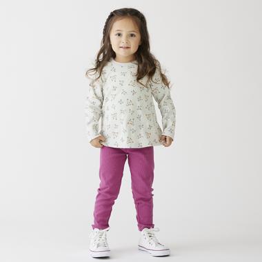 【プティプラ】GIRLS10分丈レギンス