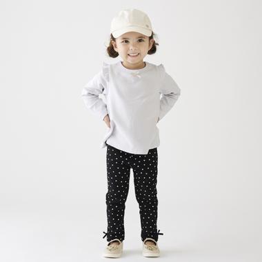 【プティプラ】GIRLS10分丈レギンス