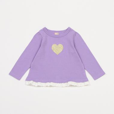 【リンク/GOODPRICE】チビフリル長T（キッズサイズ）