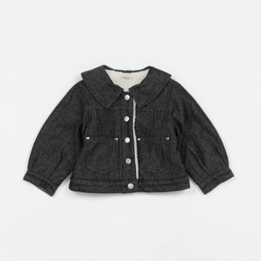 衿デニムジャケット