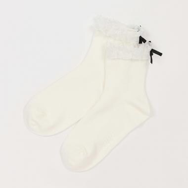 オーガンジーフリルソックス