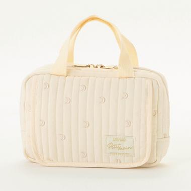 総柄刺しゅうマルチポーチ