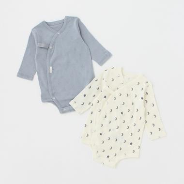 【オーガニック】前あきボディースーツ