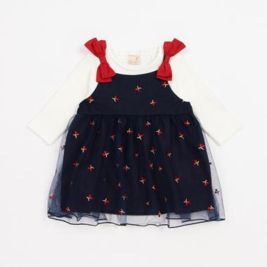 【リンク】チェリー刺しゅうワンピースセット(ベビーサイズ)