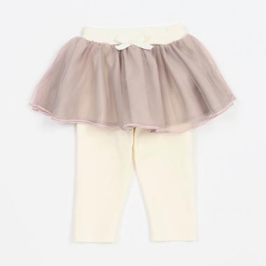 レギンスつきチュールスカート