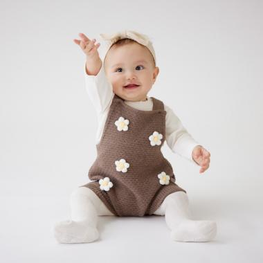 【リンク】お花モチーフつきサロペット(ベビーサイズ)